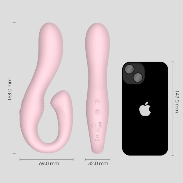 WY0624 Selina-Woman Adult Clitoris Stimulate G Spot Double Motors Vibrator Strapless Strap On Dildo For Lesbian-produced by WINYI sex toy manufacturer