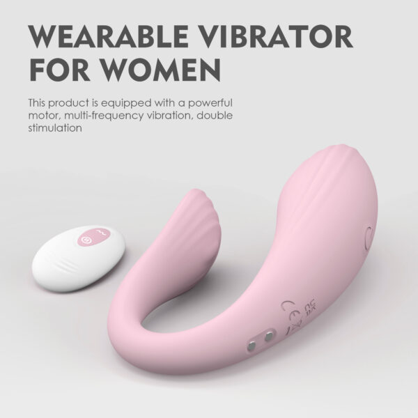 Wy0614 Doris-OEM Remote Control C Shape Couple Egg Vibrator produced by WINYI sex toy manufacturer