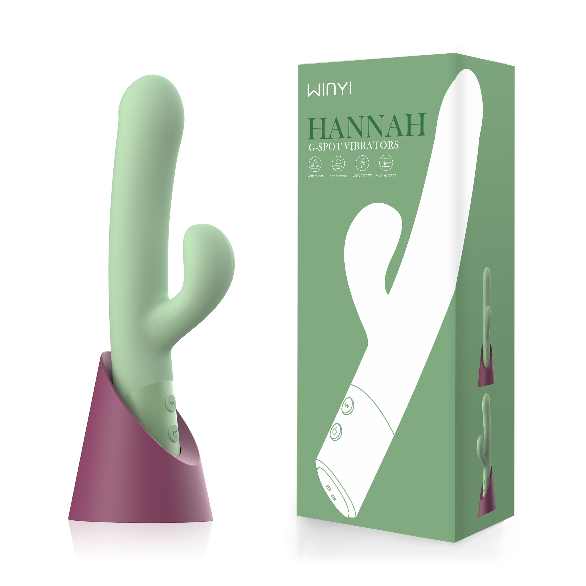 WY0611 HANNAH-SZWINYI.COM-Rabbit Vibrator Vendor factory