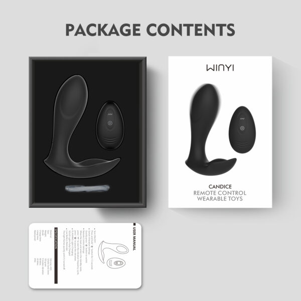 WY0678 Candice- 2024 New Wearable Vibrator produced by WINYI sex toy manufacturer