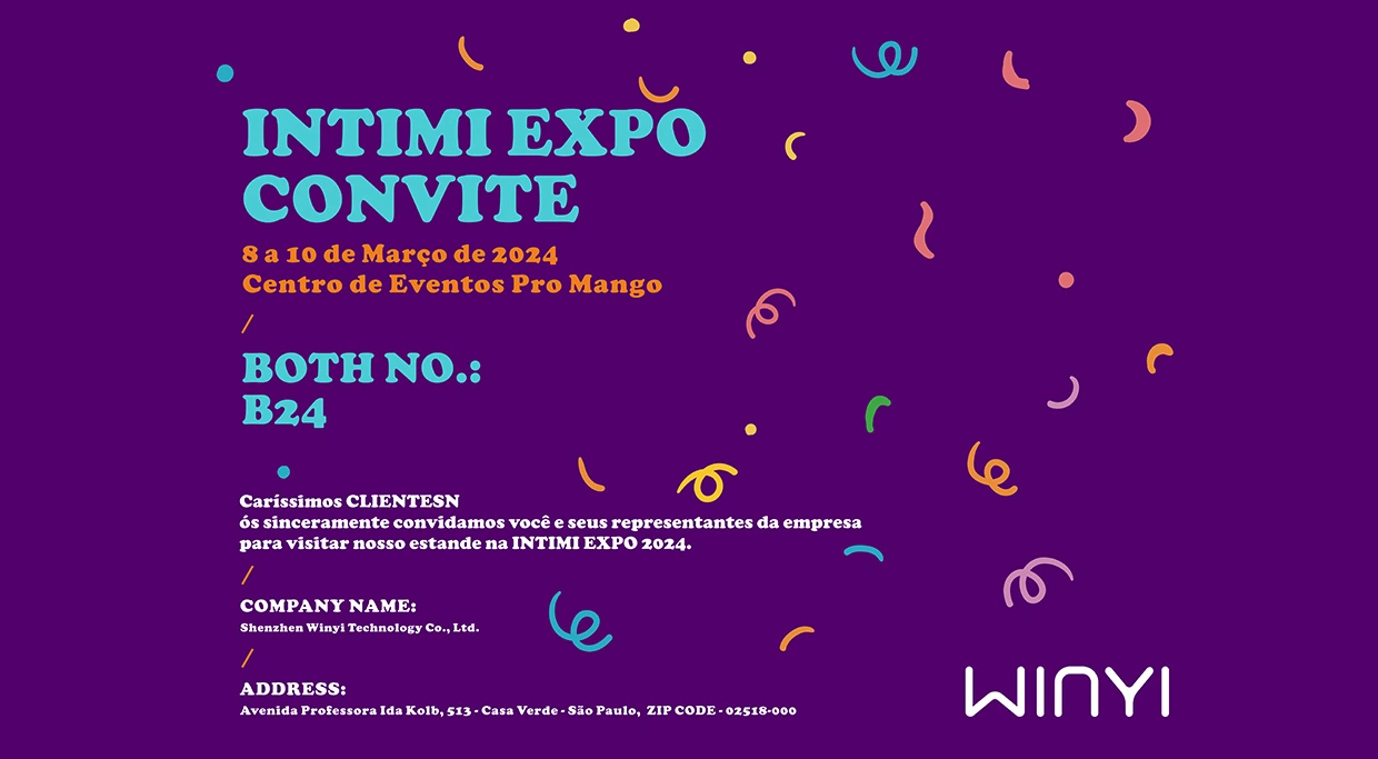 INTIMI EXPO CONVITE-2024 brazil sex toy exhibition-WINYI manufacturer