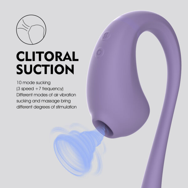 2 In 1 Clitoral G Spot Thrusting Vibe For Women-WY0647 Erica-by WINYI adult toy manufacturer