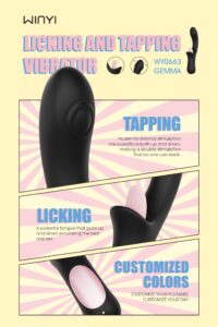 Trend Tongue Licking&Flapping Rabbit Vibrator produced by WINYI