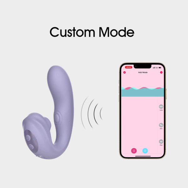 WINYI 3in1 Suction G-spot Vibe with App WY0661app-AMANDA produced by WINYI sex toy factory