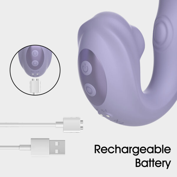 WINYI 3in1 Suction G-spot Vibe with App WY0661app-AMANDA produced by WINYI sex toy factory