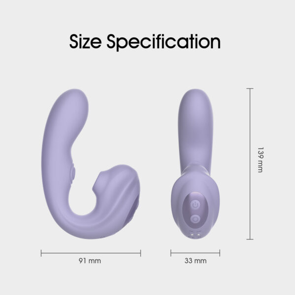 WINYI 3in1 Suction G-spot Vibe with App WY0661app-AMANDA produced by WINYI sex toy factory