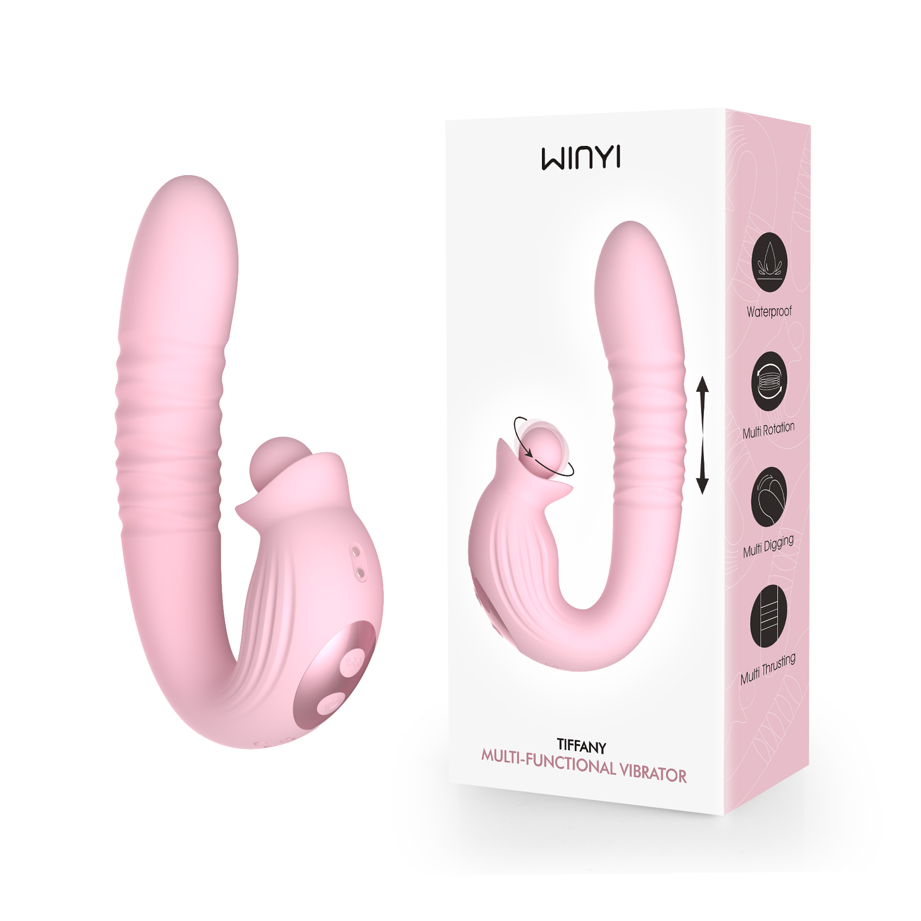 WINYI Multi-Functional Vibrator-2025 hot selling 4in1 vibe for women-WY0719-Tiffany-adult toy manufacturer