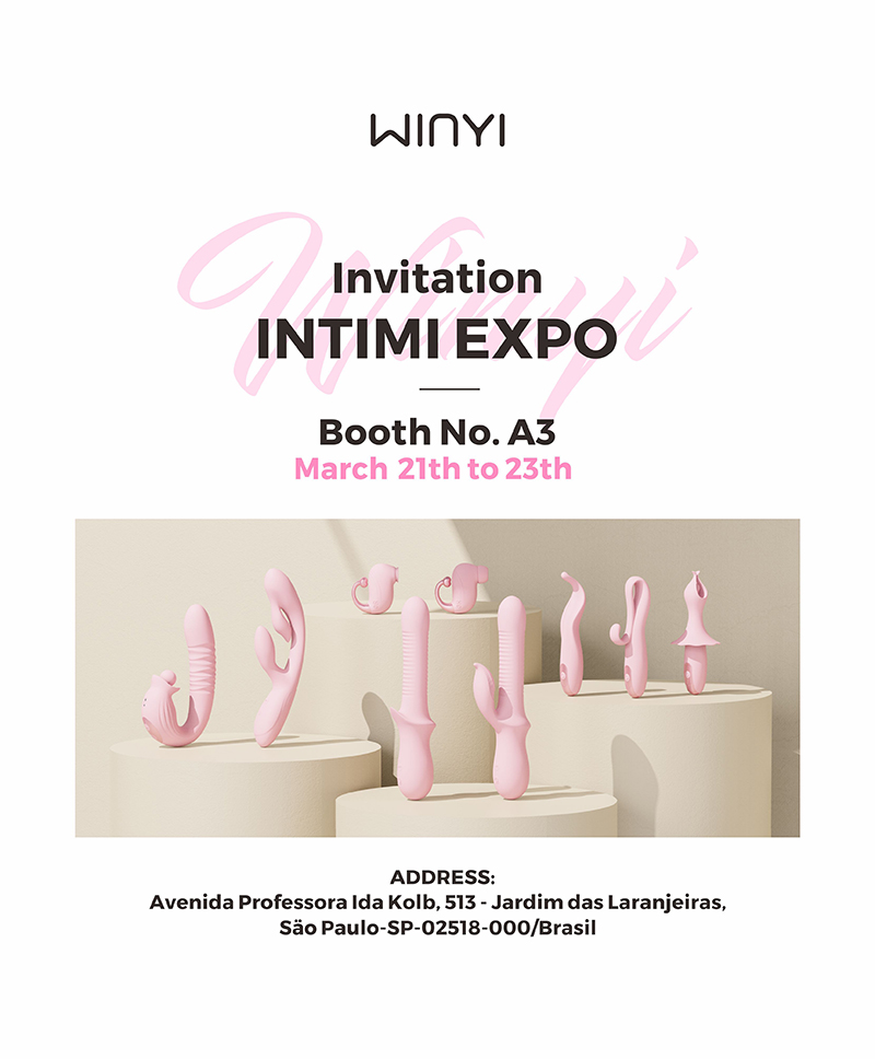 WINYI X Intimi Expo 2025 adult toy manufacturer-invitation of sex toy EXPO-800